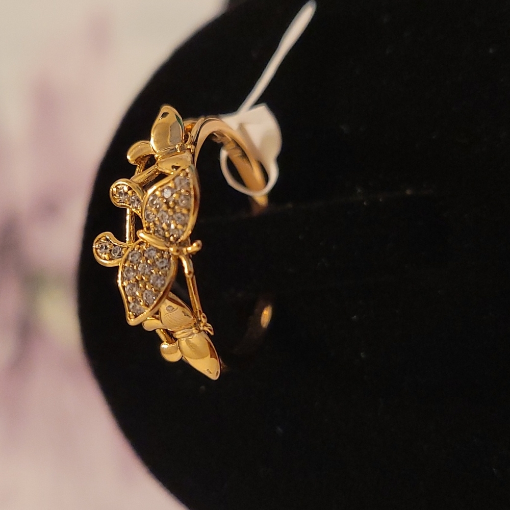 Anillo de oro enchapado 14k